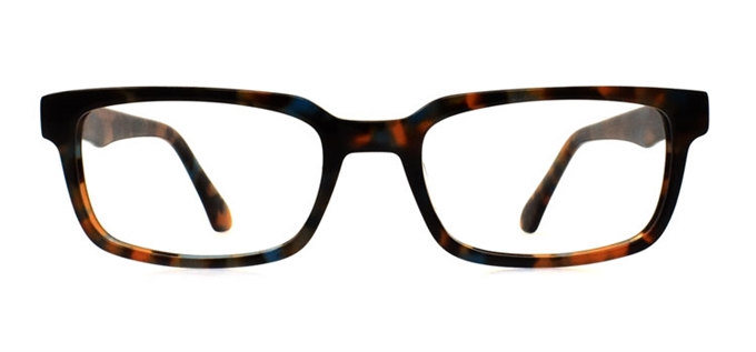 Picture of iLookGlasses DNA 7632 BLACK / WHITE / PEACOCK - PLASTIC,OVAL,ROUND,FULL-RIM,fashion,office,everyday - prescription eyeglasses online Canada