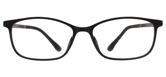 Picture of iLookGlasses DNA 2486 BLACK - PLASTIC,RECTANGLE,FULL-RIM,fashion,light weight,office,sporty,everyday - prescription eyeglasses online Canada
