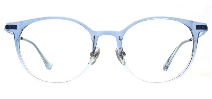 Picture of iLookGlasses DNA 2498 SKY BLUE - PLASTIC,ROUND,FULL-RIM,fashion,light weight,office,everyday - prescription eyeglasses online Canada