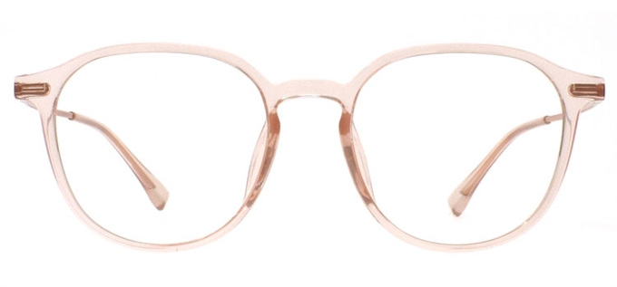 Picture of iLookGlasses DNA 2513 BLUSH - PLASTIC,ROUND,FULL-RIM,fashion,light weight,office,everyday - prescription eyeglasses online Canada
