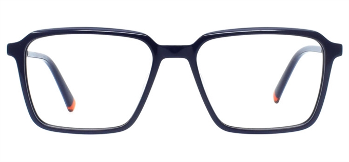 Picture of iLookGlasses DNA 2536 NAVY - PLASTIC,RECTANGLE,FULL-RIM,fashion,office,everyday - prescription eyeglasses online Canada