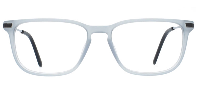 Picture of iLookGlasses DNA 2537 MATT GREY - PLASTIC,RECTANGLE,FULL-RIM,fashion,office,everyday - prescription eyeglasses online Canada