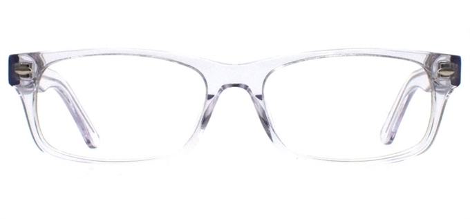 Picture of iLookGlasses DNA 2568 CLEAR - PLASTIC,RECTANGLE,FULL-RIM,fashion,office,everyday - prescription eyeglasses online Canada