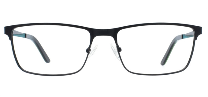 Picture of iLookGlasses MOMENTUM 7297 BLACK - RECTANGLE,METAL,FULL-RIM,fashion,office,everyday - prescription eyeglasses online Canada