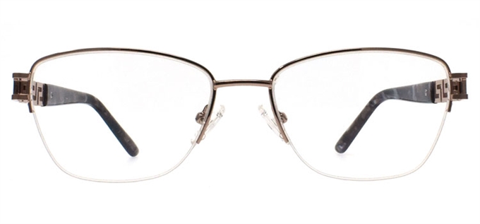 Picture of iLookGlasses OTTO EIRENE COPPER - RECTANGLE,METAL,OVAL,SEMI-RIM,fashion,classic,office,everyday - prescription eyeglasses online Canada