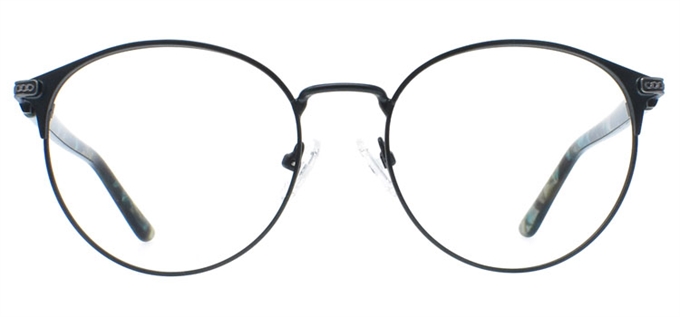 Picture of iLookGlasses OTTO SORCHA EVERGREEN - METAL,OVAL,ROUND,FULL-RIM,fashion,office,retro,everyday - prescription eyeglasses online Canada