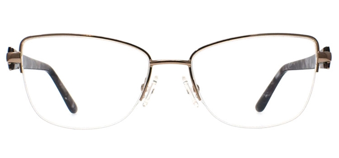Picture of iLookGlasses OTTO OCEANE BRONZE - RECTANGLE,METAL,OVAL,SEMI-RIM,fashion,office,everyday - prescription eyeglasses online Canada