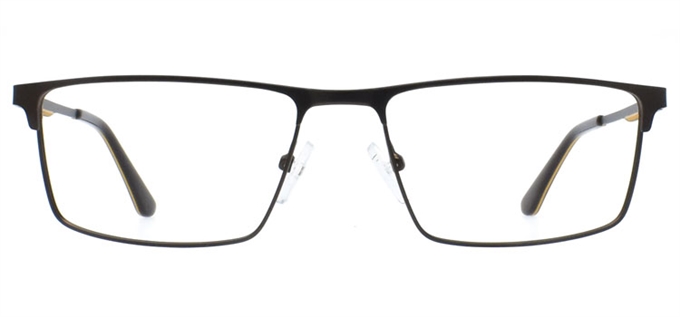 Picture of iLookGlasses MOMENTUM 7317 ESPRESSO - RECTANGLE,METAL,FULL-RIM,fashion,office,everyday - prescription eyeglasses online Canada
