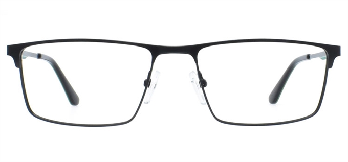 Picture of iLookGlasses MOMENTUM 7321 BLACK - RECTANGLE,METAL,FULL-RIM,fashion,office,everyday - prescription eyeglasses online Canada
